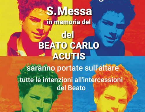 S. Messa in memoria del Beato Carlo Acutis