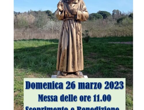Benedizione statua di S. Pio da Pietralcina