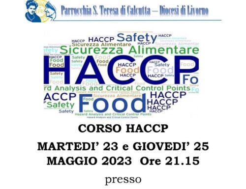 Nuovo corso HACCP per aggiornamento e novizi