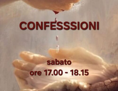 Orari per le confessioni del sabato